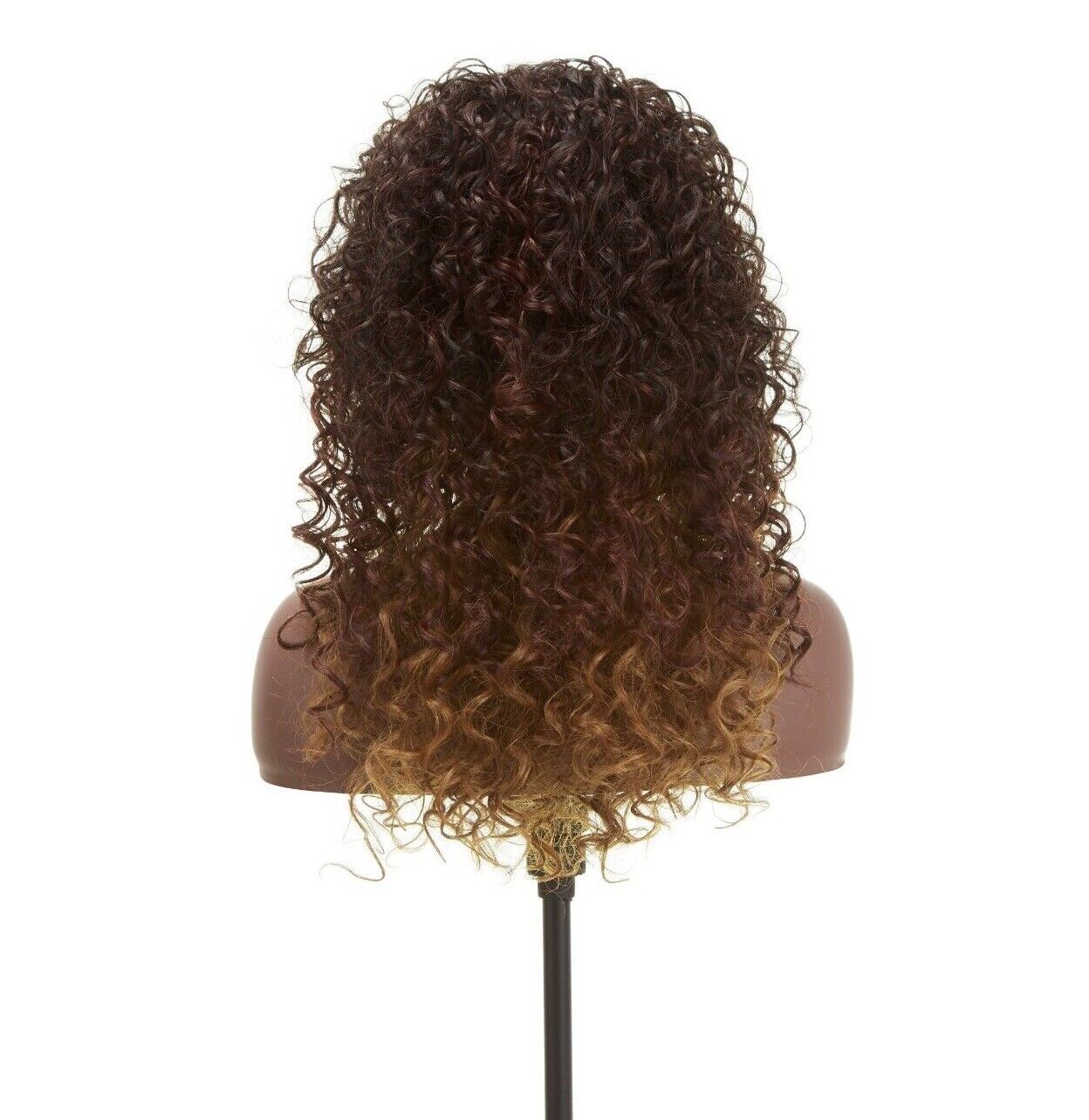 Impression Synthetic Natural Hair Line Long Curly Lace L Part Hair Wig - Emma