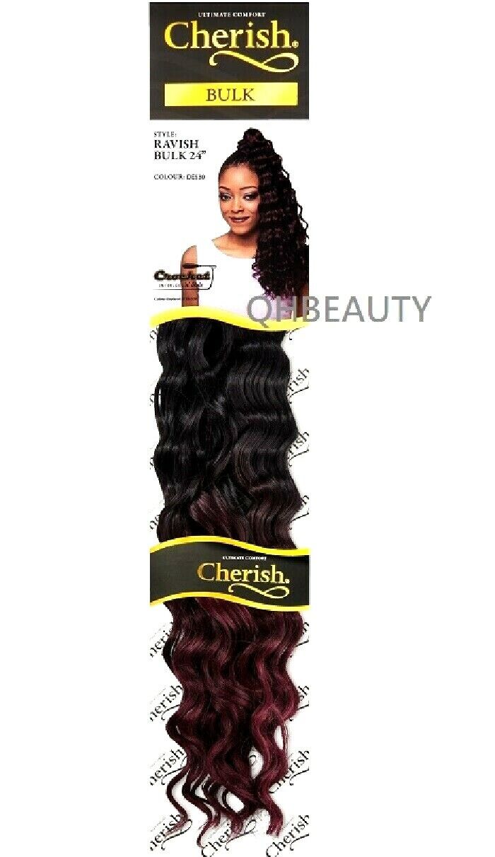 CHERISH SYNTHETIC CROCHET LONG CURLY HAIR EXTENSION BRAIDS - RAVISH 24 inch