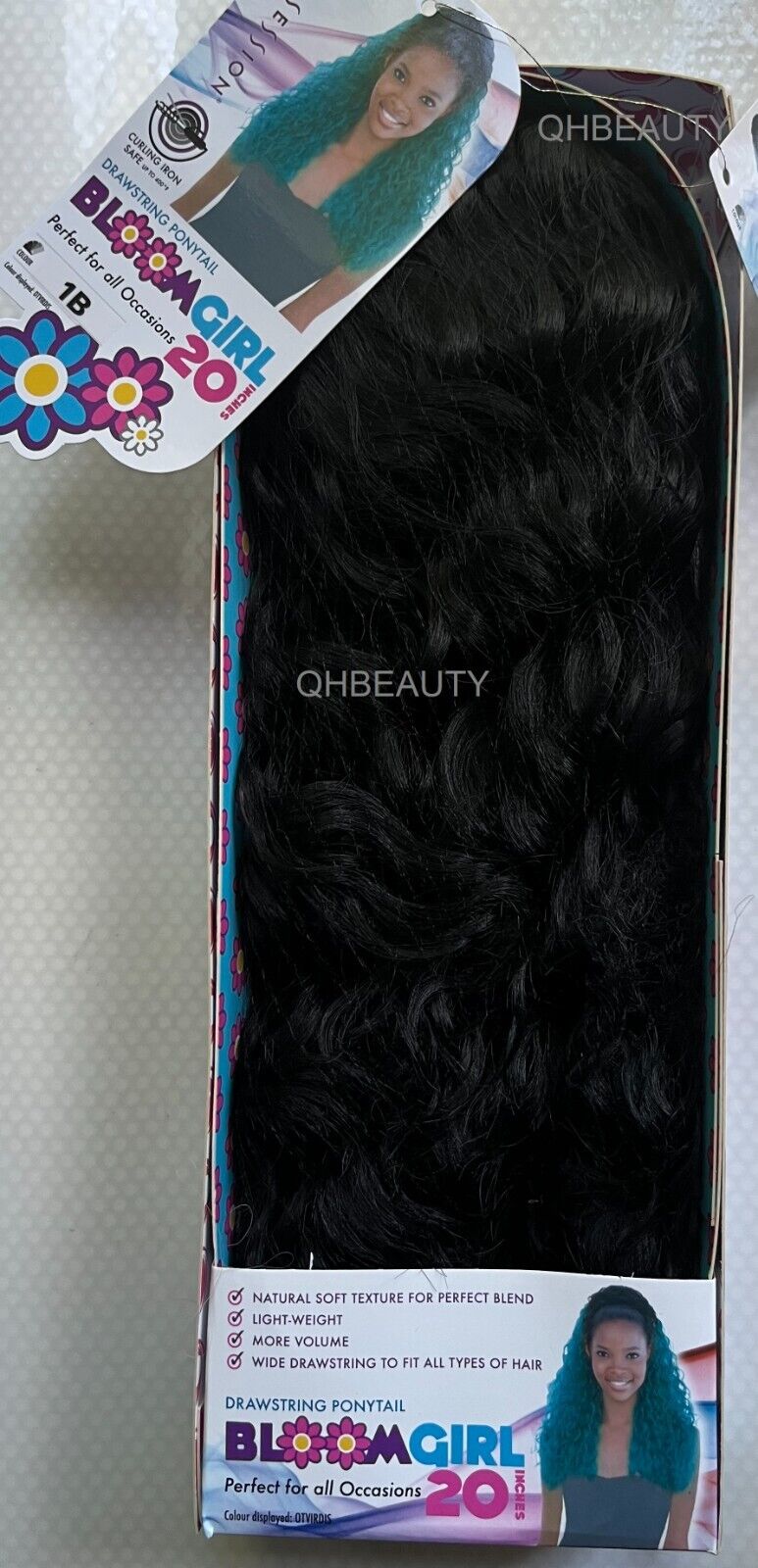 OBSESSION SYNTHETIC DRAWSTRING CURLY LONG HAIR PONYTAIL - BLOOM GIRL 20'' 30''