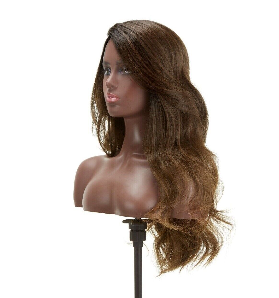 Impression Synthetic Invisible L Part Lace Curly Long Hair Wig - Daisy