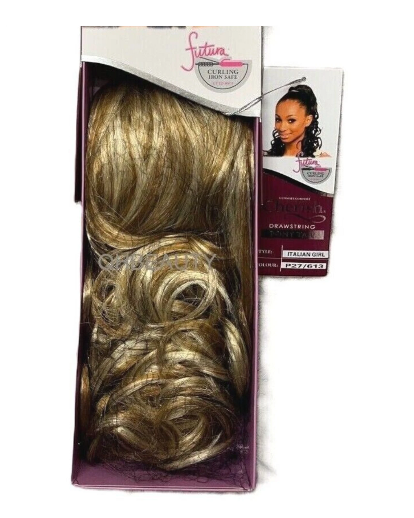 Cherish Synthetic Drawstring Long Curly Ponytail Hair Extension - ITALIAN GIRL