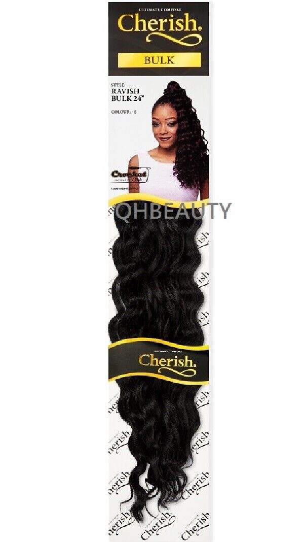CHERISH SYNTHETIC CROCHET LONG CURLY HAIR EXTENSION BRAIDS - RAVISH 24 inch