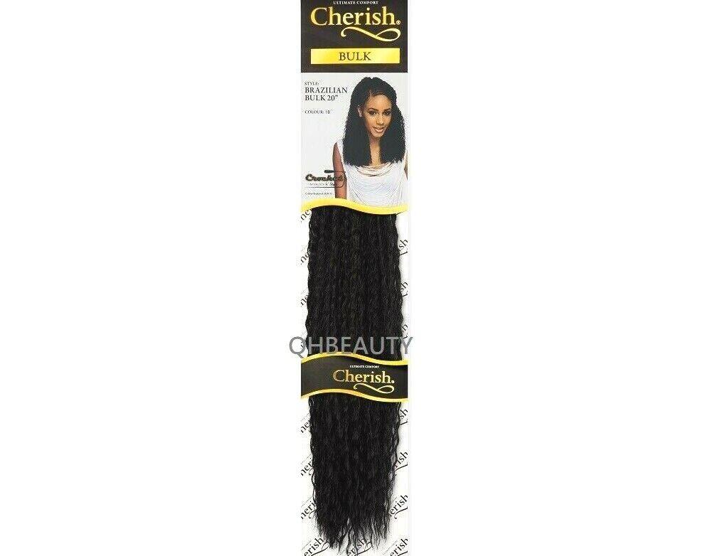 Cherish Synthetic Crochet Braid Curly Hair Extension Style - Brazilian Bulk 20"