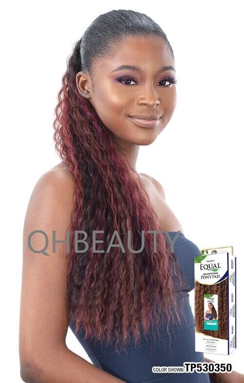 FREETRESS EQUAL DRAWSTRING SYNTHETIC LONG CURLY HAIR PONYTAIL - ESSENCE GIRL