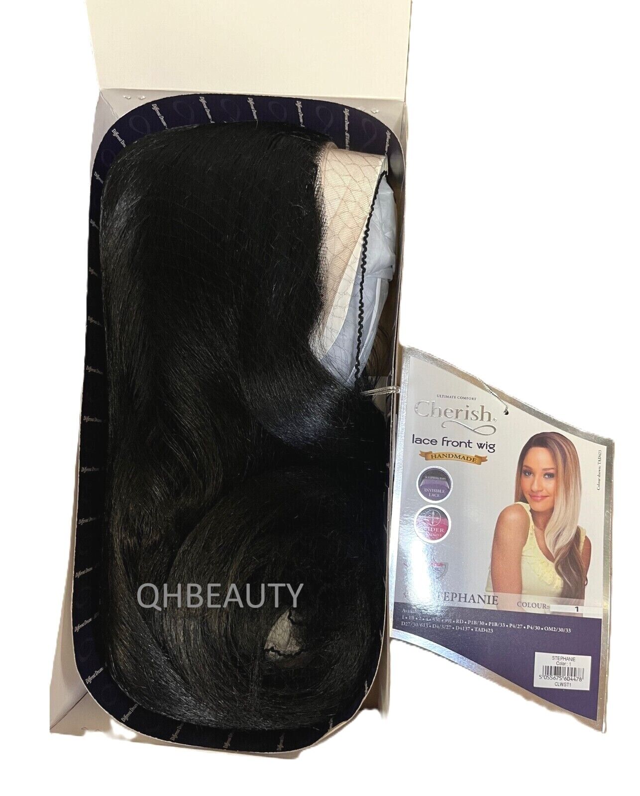 Cherish synthetic Curly Lace Front Long Straight Hair Wig - Stephanie