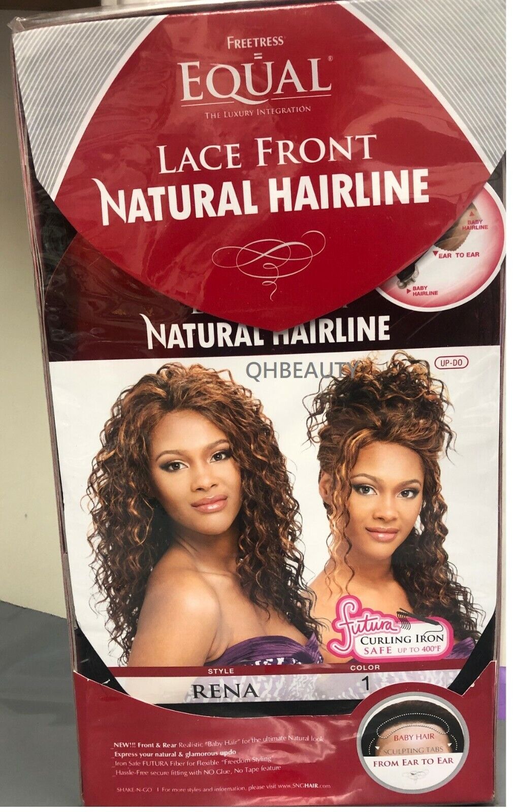 FreeTress Equal Lace Front Natural Hairline Hair Wig – RENA (AVAILABLE COLOR 1)