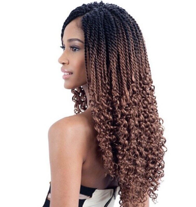 SENEGAL ROD CURL 16'' FREETRESS EQUAL SYNTHETIC CURLY LONG HAIR WEAVE EXTENSIONS