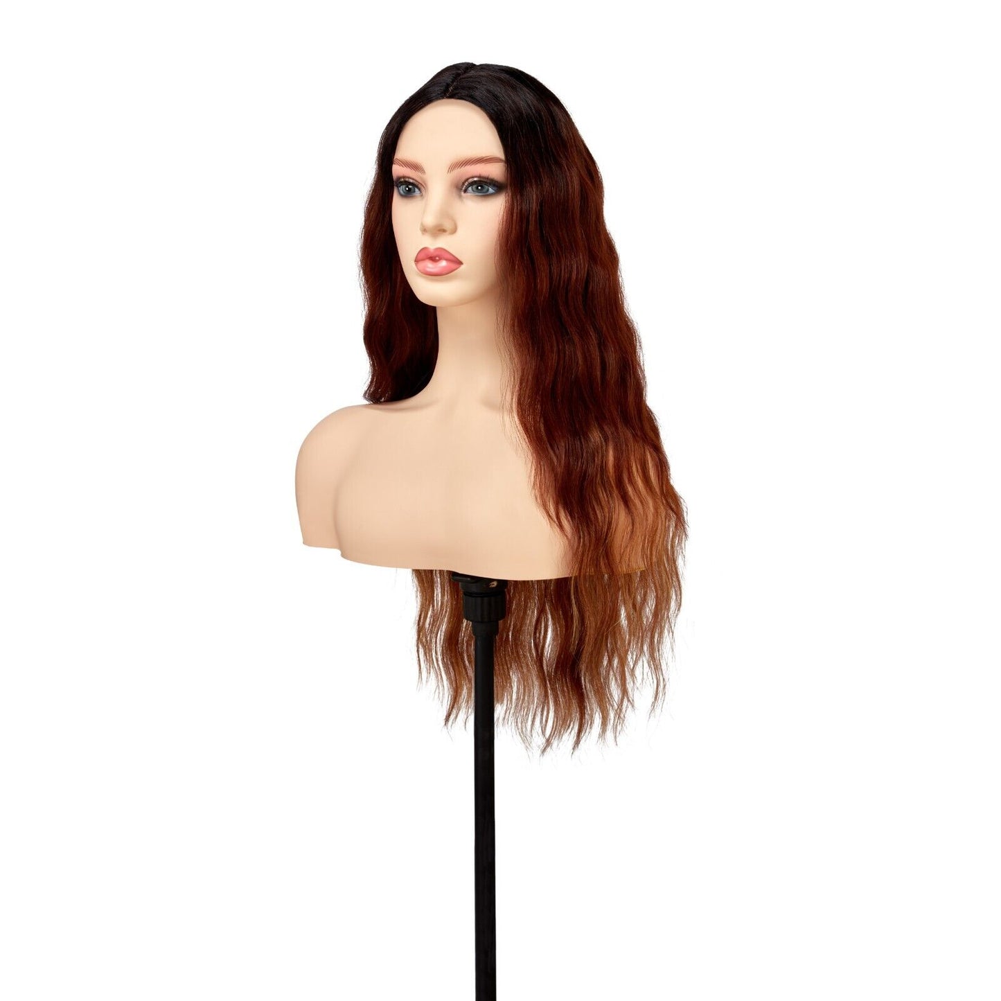 OBSESSION LACE FRONT HUMAN HAIR FUSION NATURAL BODWAVE CURLY HAIR WIG - CHELSEA