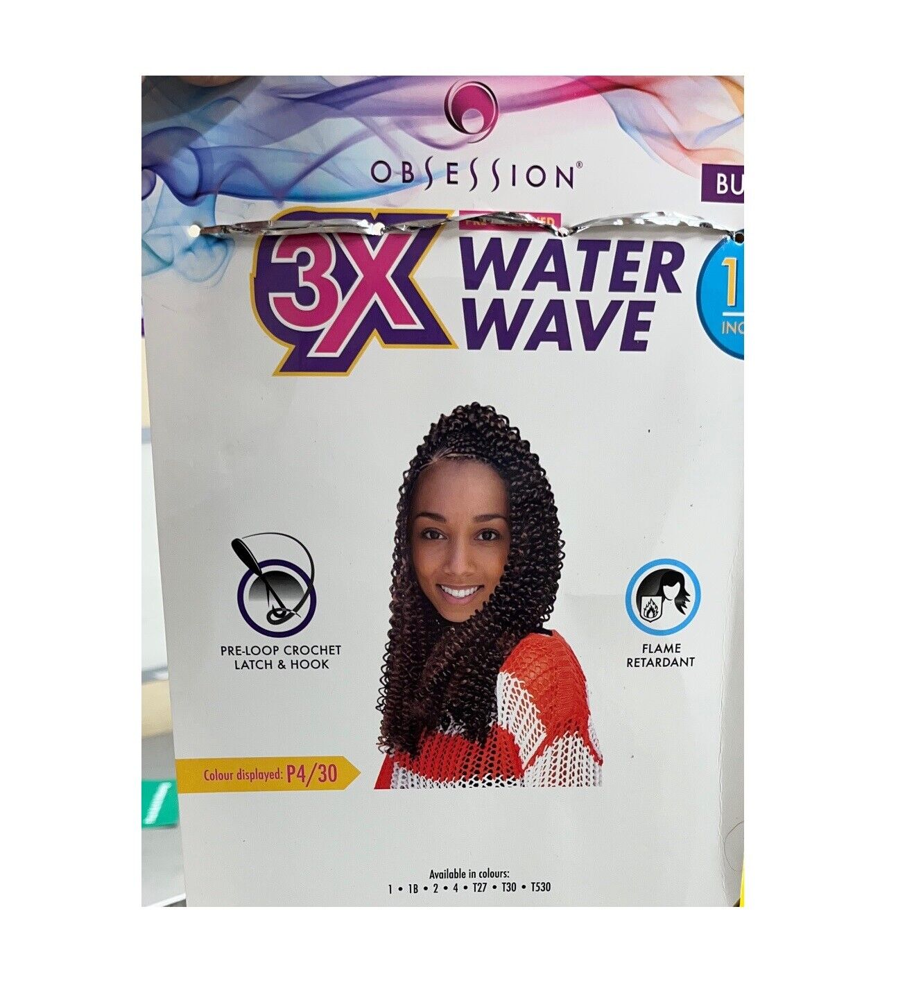 Obsession Synthetic Crochet Tight Curl Hair Extension Braid - WATER WAVE 16 inch