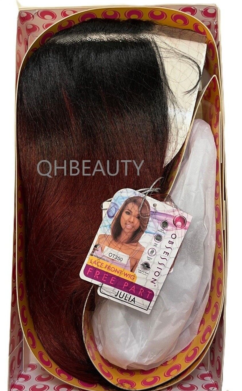 Obsession Synthetic Bob Lace Front Free Part 100% Hand Tied Hair Wig - JULIA