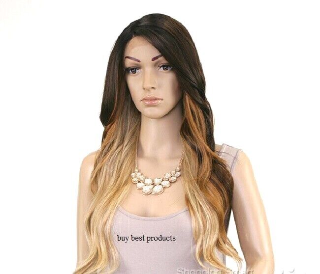 FreeTress Equal Synthetic Brazilian Natural L Part Lace Front Hair Wig - Danity