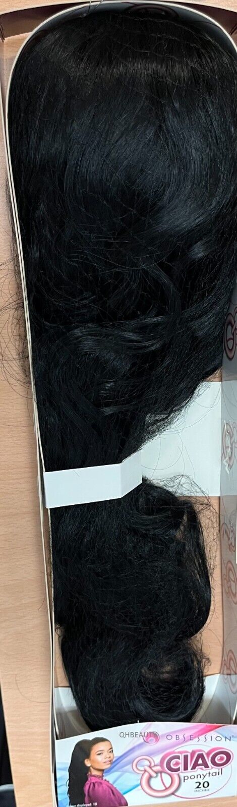 OBSESSION SYNTHETIC DRAWSTRING CURLY LONG HAIR PONYTAIL - CIAO 20"