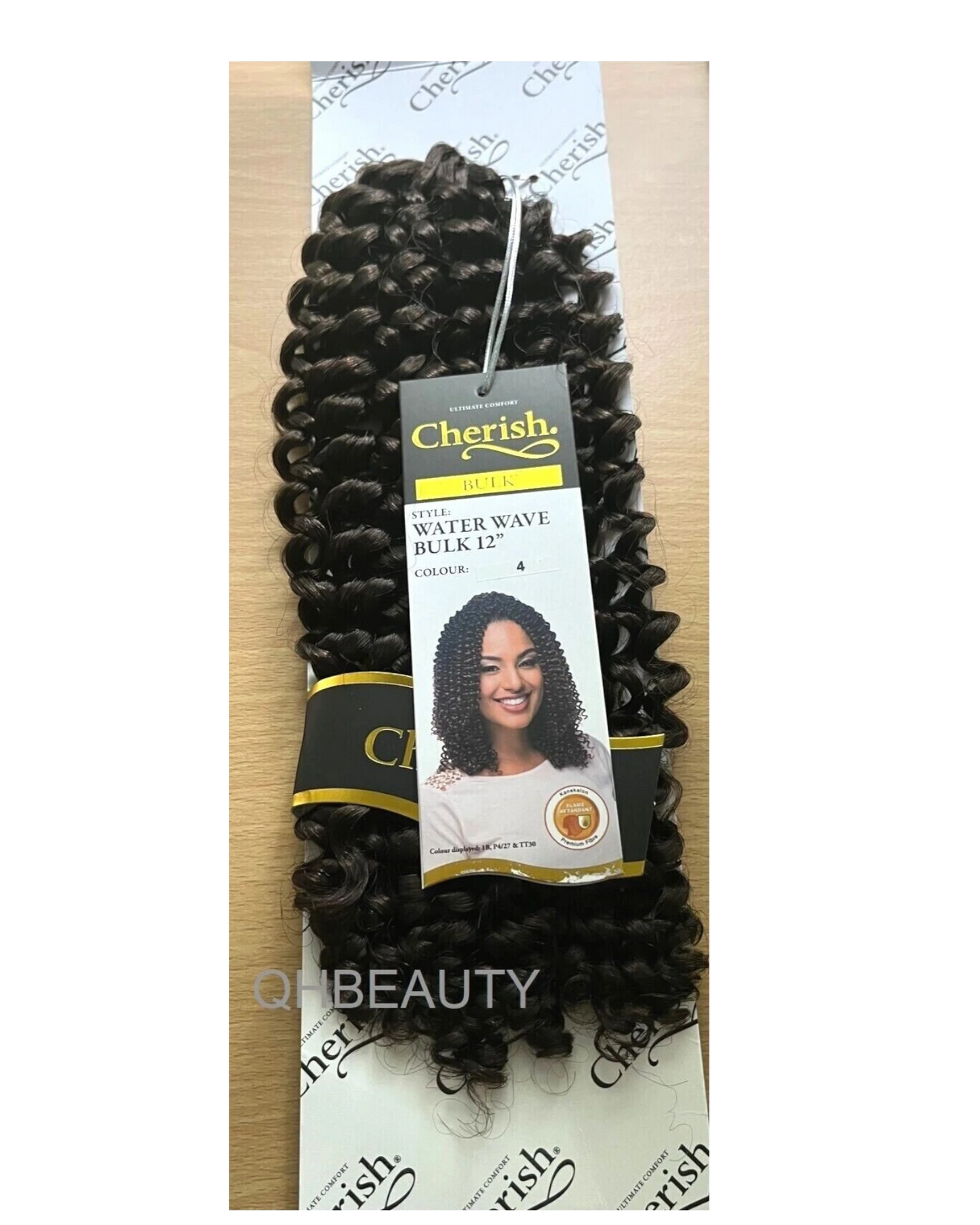 Cherish Synthetic Crochet Hair Extension Curly Braids – Water Wave Braids 12 ''