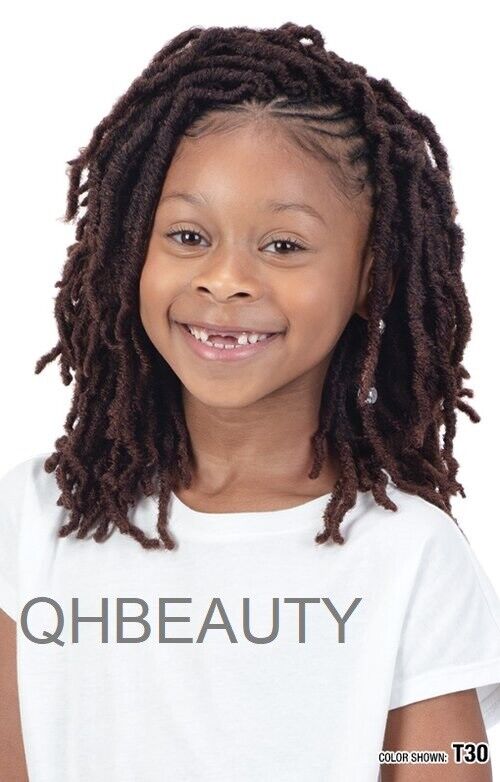 CHERISH SYNTHETIC JUNIOR KIDS CROCHET BRAID HAIR EXTENSION - SILKY LOCS 8 INCH