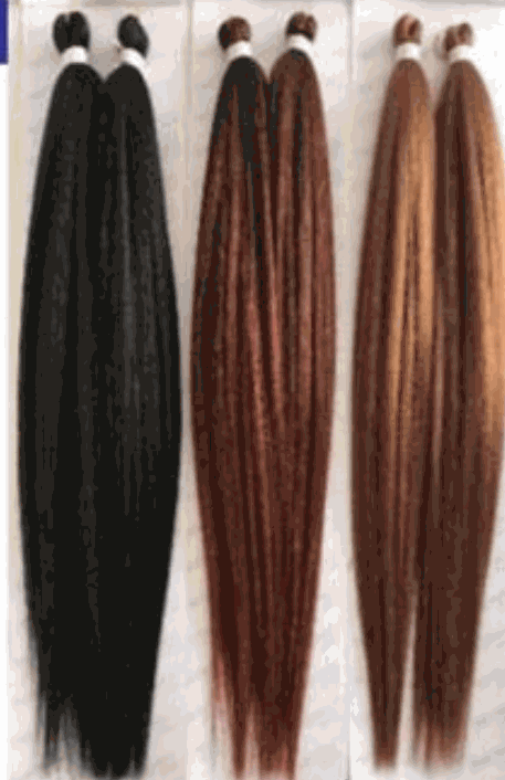 CHERISH SYNTHETIC YAKY LONG STRAIGHT HAIR EXTENSIONS 2 X YAAS BRAIDS 20'' - 28''