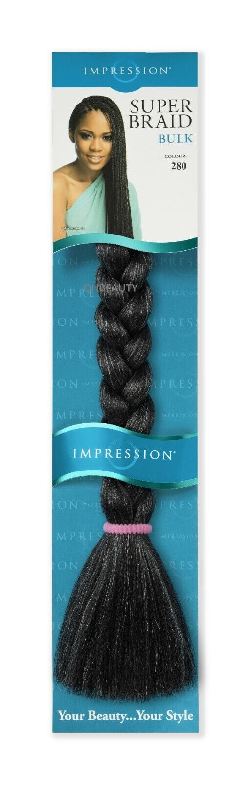 Impression Synthetic 3 X Bundle Pack Crochet Hair Extensions - Super Braid 52 "