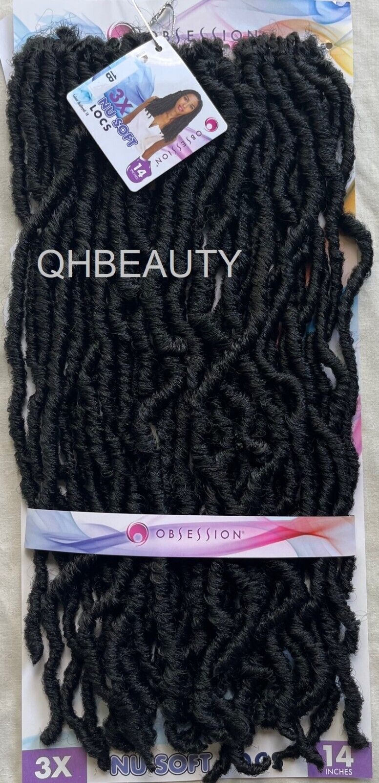 Obsession Synthetic Crochet Pre Looped Braid Hair Extension - NU LOCS 14 INCHES