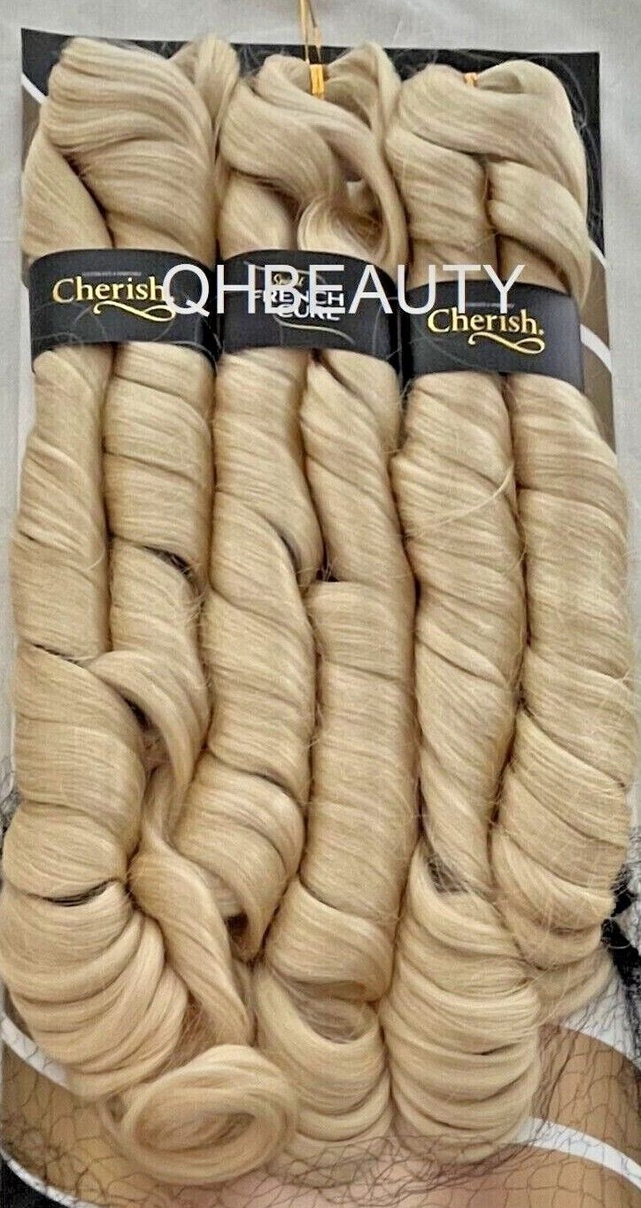 CHERISH SYNTHETIC CURLY HAIR EXTENSION BRAID - 3 x SPIRAL FRENCH CURL 28 INCHES