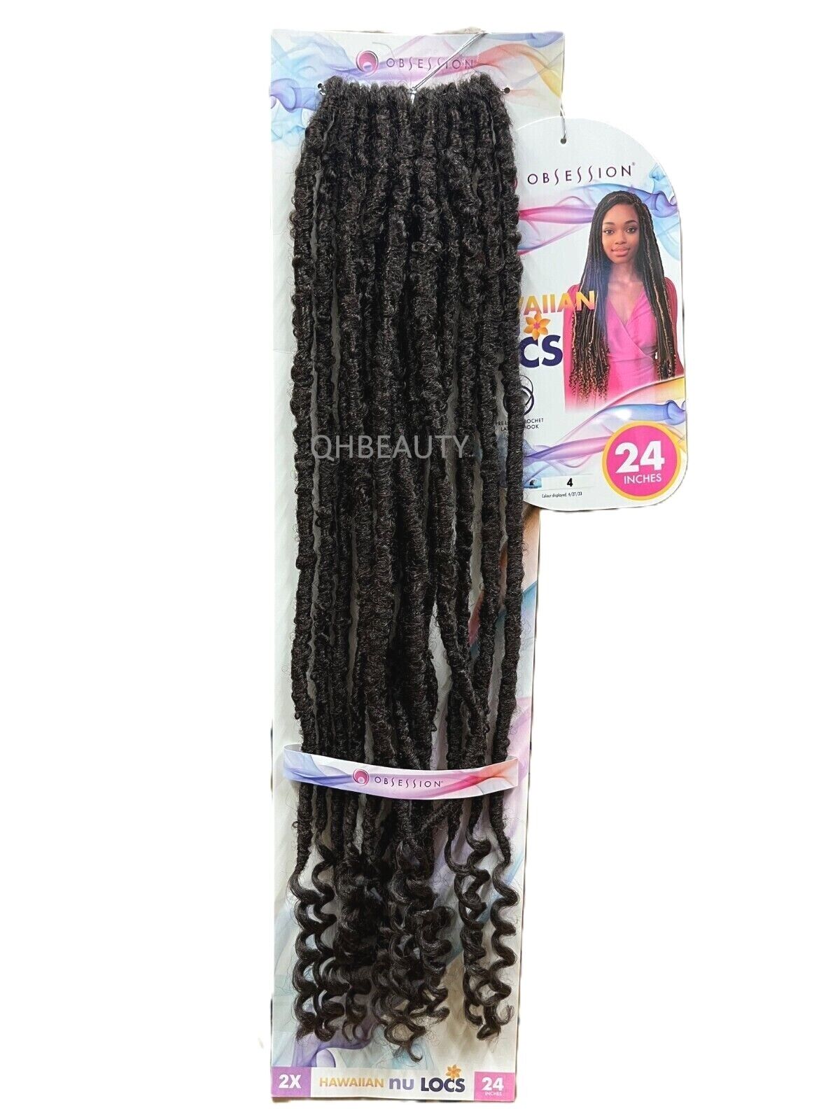 Obsession Synthetic Crochet Pre Loop Braid Hair Extension - HAWAIIAN NU LOCS 24
