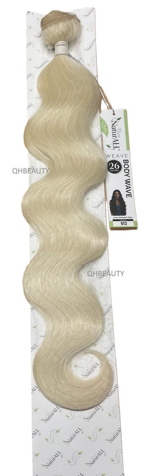 NaturAll Synthetic Long Curly Hair Extension Weave – Body Wave 26"