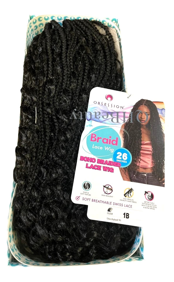 Obsession Hand Made Braid Swiss Lace Wig - Boho Braided Lace Wig 26