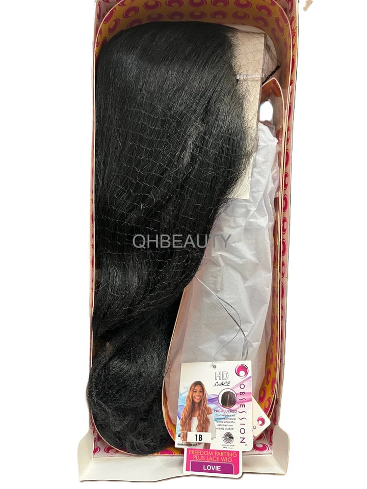 Obsession Synthetic Freedom Parting Plus HD Lace Body Wave Hair Wig - LOVIE