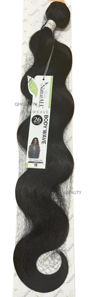 NaturAll Synthetic Long Curly Hair Extension Weave – Body Wave 26"