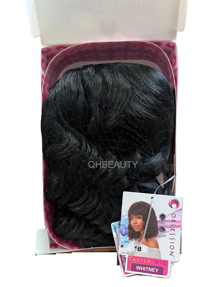 Obsession Synthetic Lavish 100 % Hand Tied Hair Wig - WHITNEY