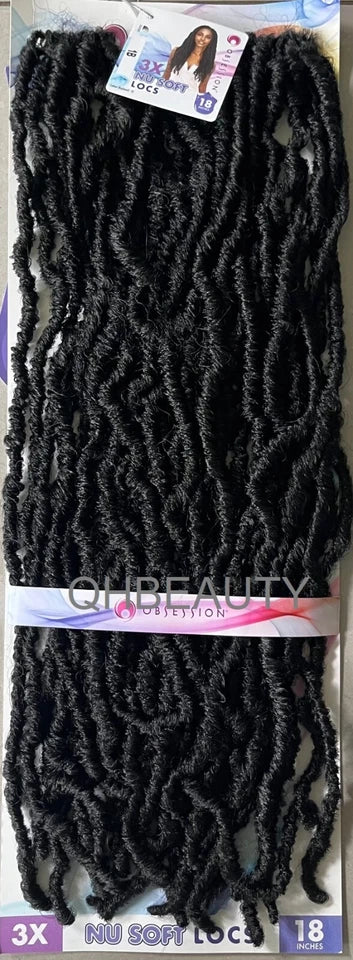 Obsession Synthetic Crochet Pre Looped Braid Hair Extension - NU LOCS 18 INCH