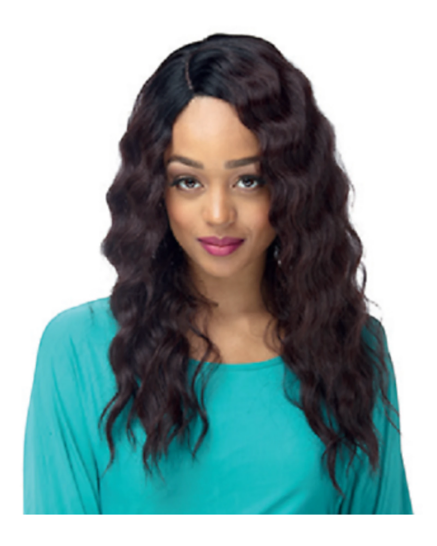 Impression Synthetic Invisible L Part Lace Curly Hair Wig - Alicia
