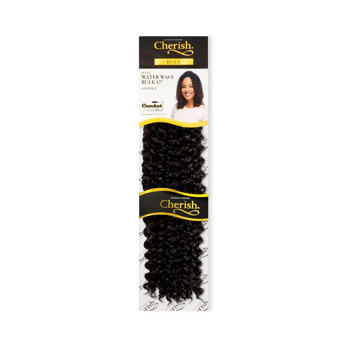 Cherish Synthetic Crochet Hair Extension Curly Braids – WATER WAVE BRAIDS 12 ''