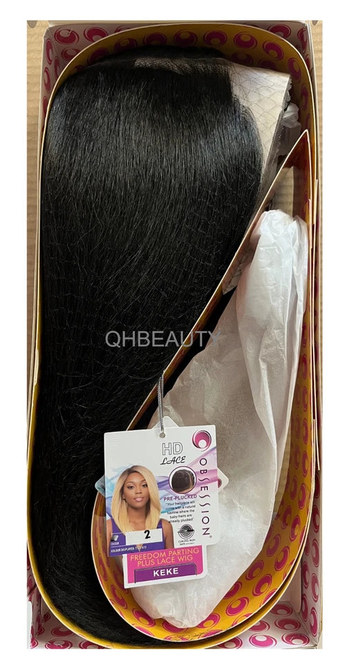 Obsession Synthetic Freedom Parting Plus HD Lace Straight Hair Wig - KEKE