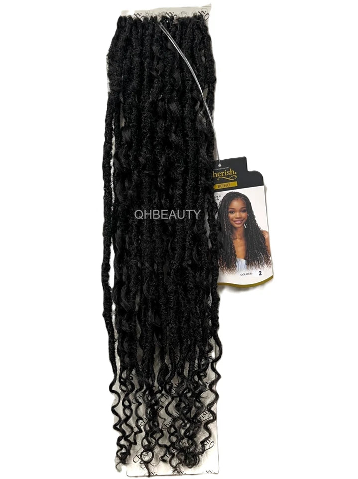 Cherish Synthetic Curly pre Loop Crochet Hair Extension - BOHO BRAID 22 INCH