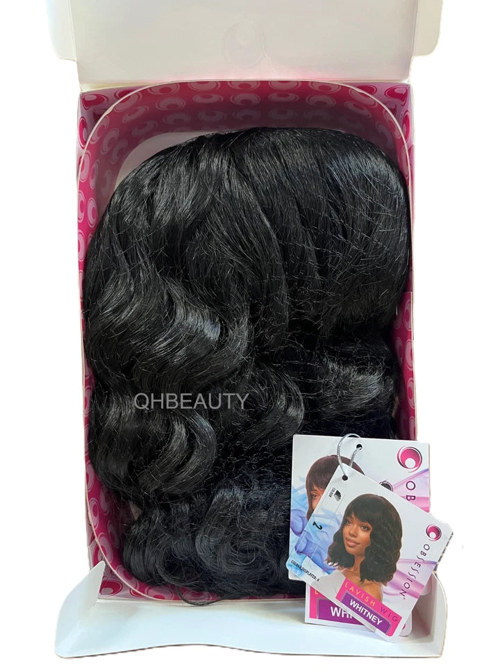 Obsession Synthetic Lavish 100 % Hand Tied Hair Wig - WHITNEY