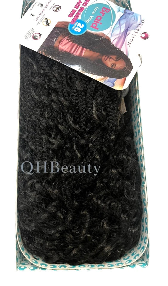 Obsession Hand Made Braid Swiss Lace Wig - Boho Braided Lace Wig 26