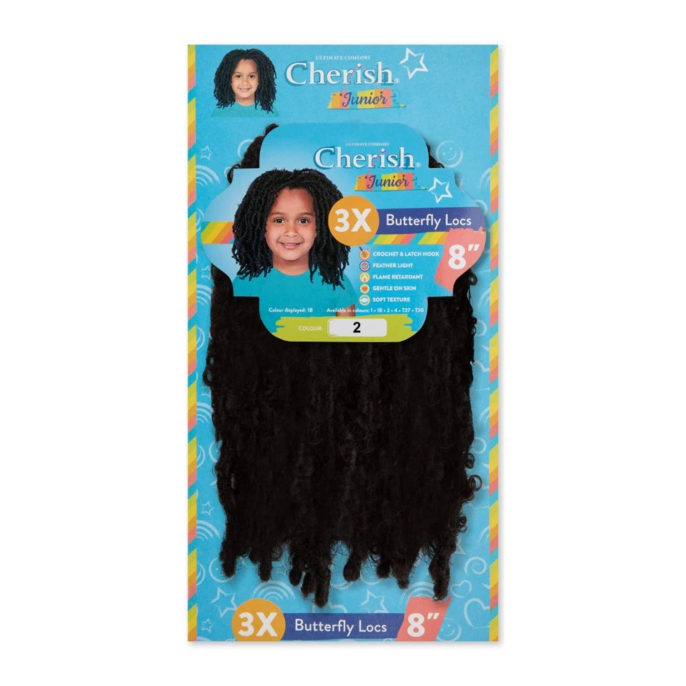 Cherish Synthetic Crochet Hair Extension Pre Loop Braid - 3 X BUTTERFLY LOC 14''