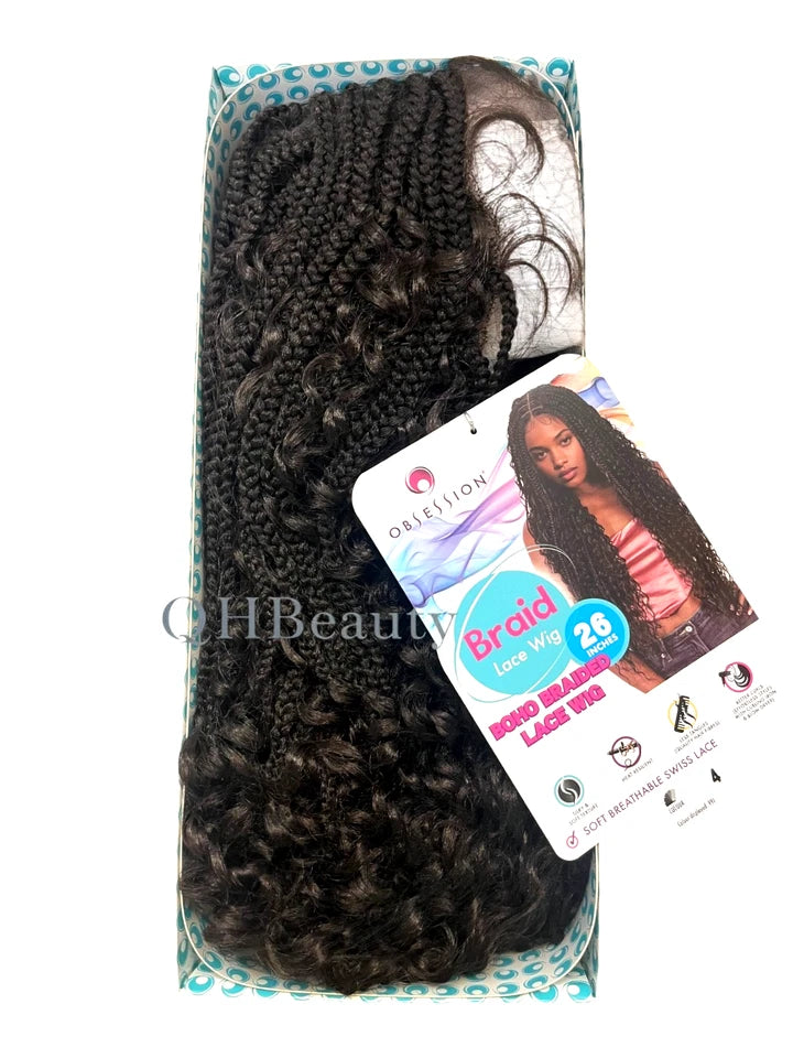 Obsession Hand Made Braid Swiss Lace Wig - Boho Braided Lace Wig 26