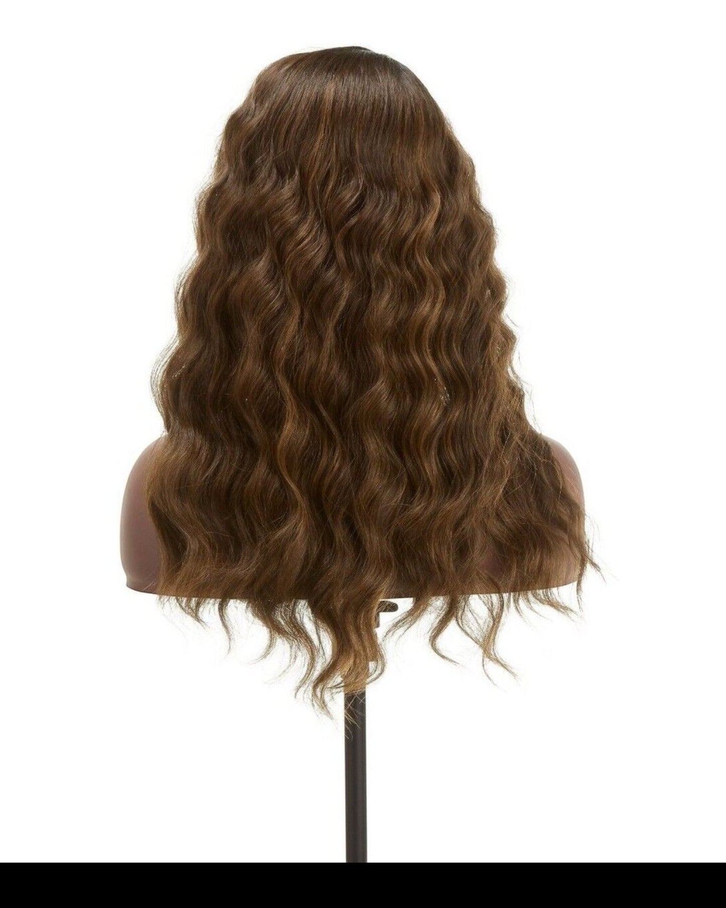 Impression Synthetic Invisible L Part Lace Curly Hair Wig - Alicia