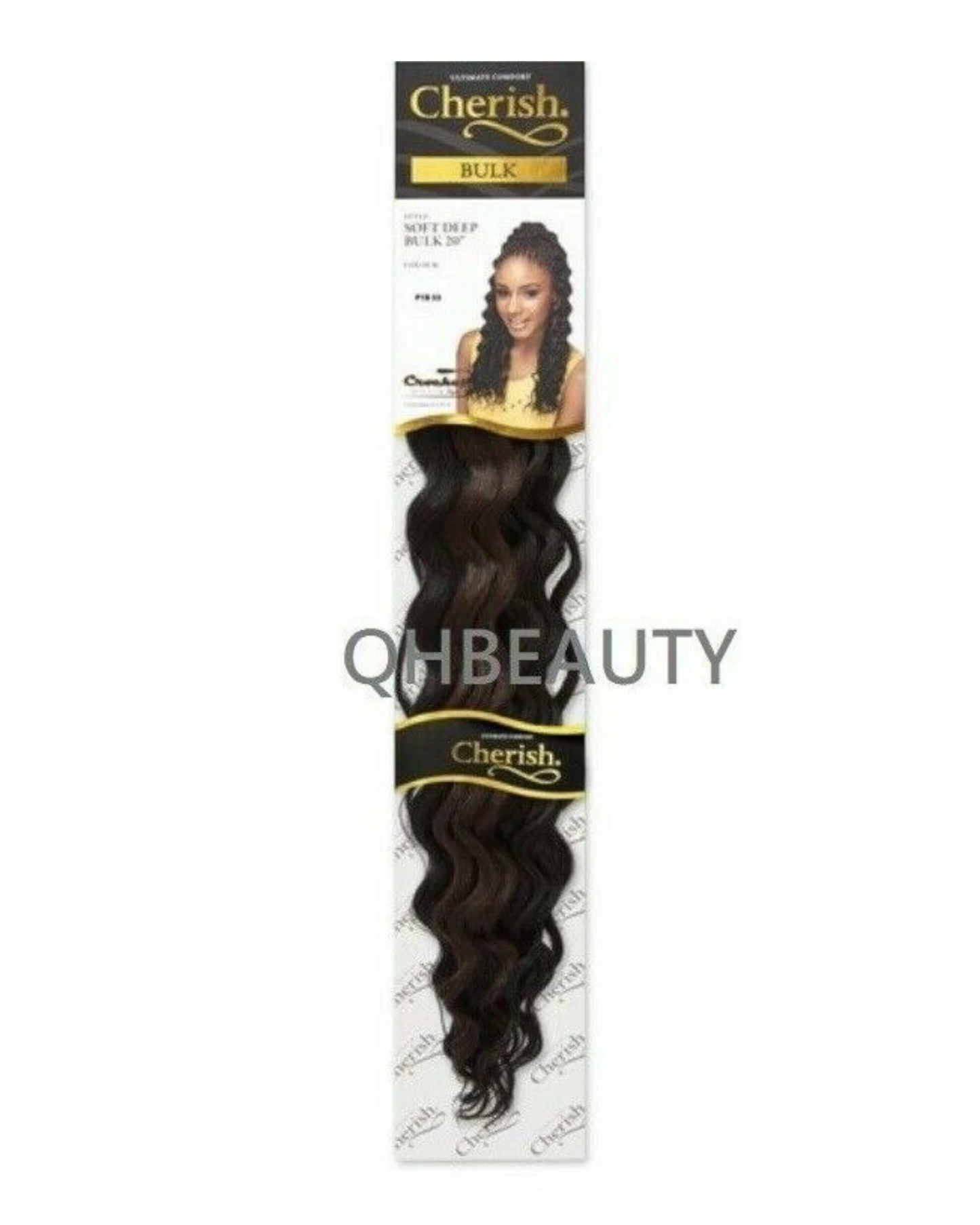 CHERISH SYNTHETIC BULK CROCHET HAIR EXTENSION BRAIDS - SOFT DEEP 20 INCH