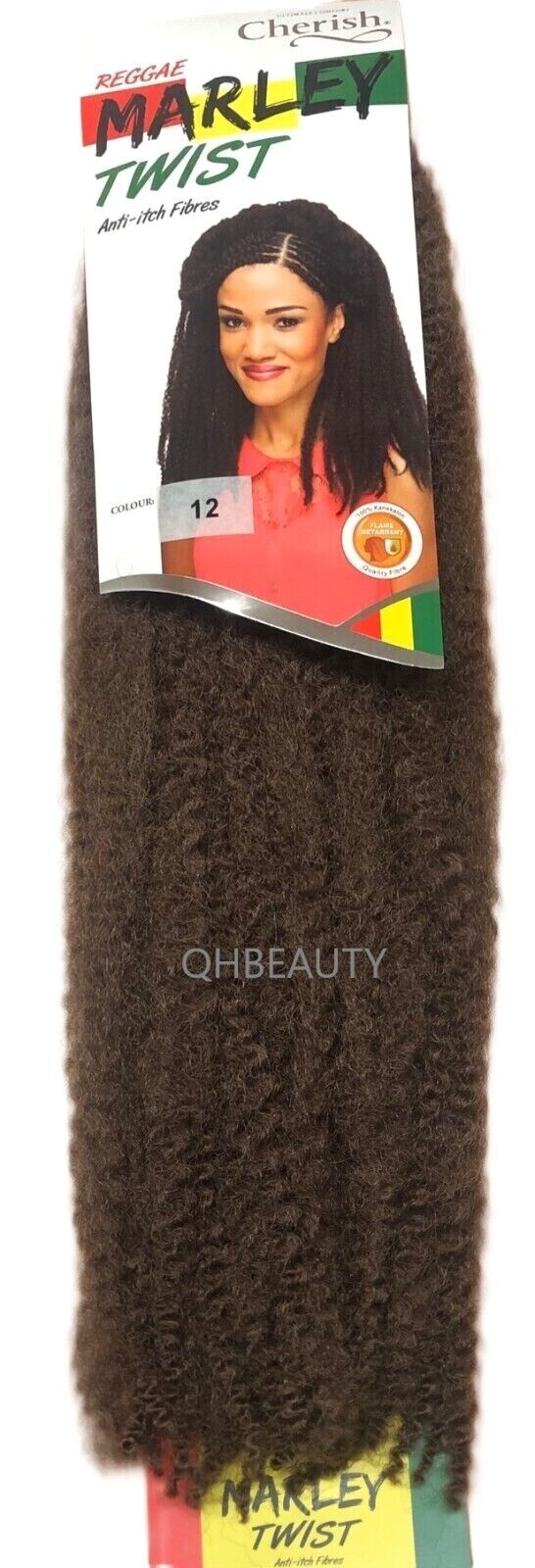 Cherish Synthetic Afro Kinky Cuban Anti itch Hair Extension  Marley Twist Braid