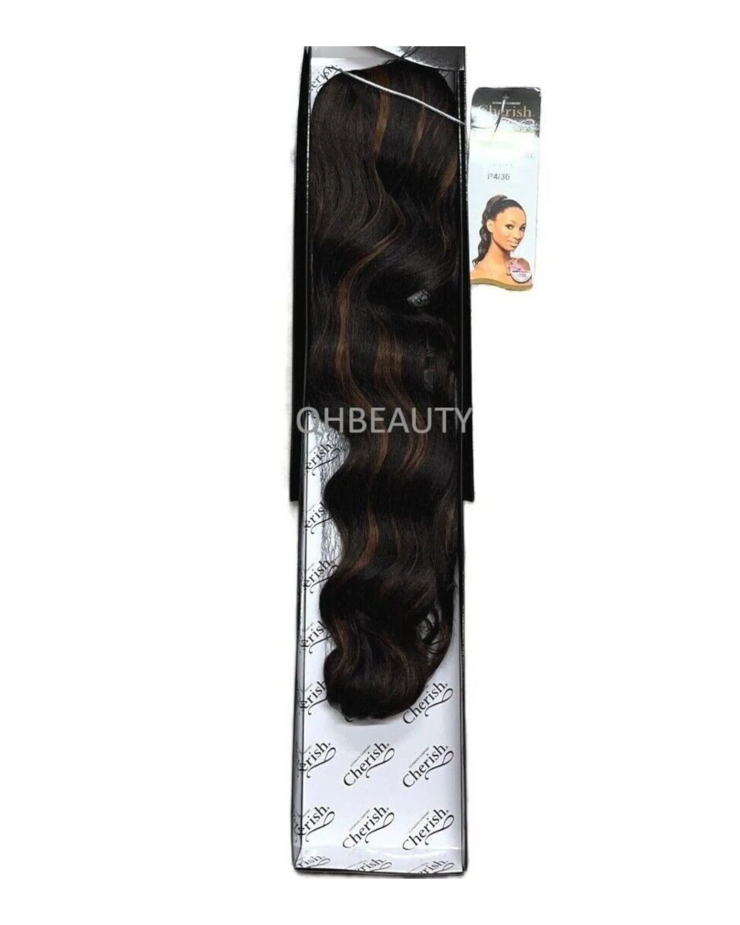 Cherish Synthetic Drawstring Long Curly Hair Extension Ponytail - New York Girl