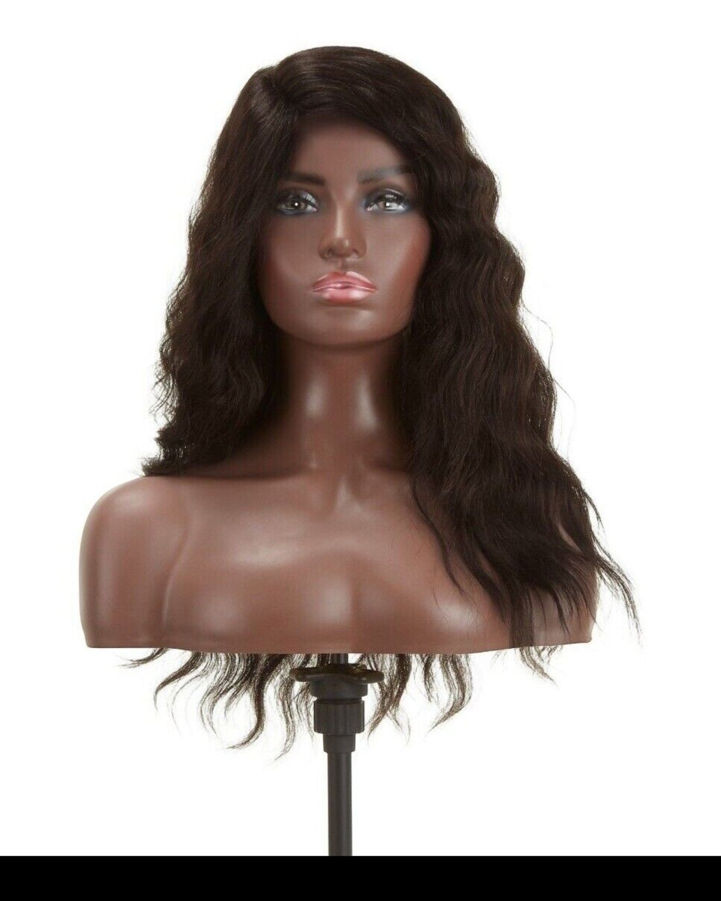 Impression Synthetic Invisible L Part Lace Curly Hair Wig - Alicia