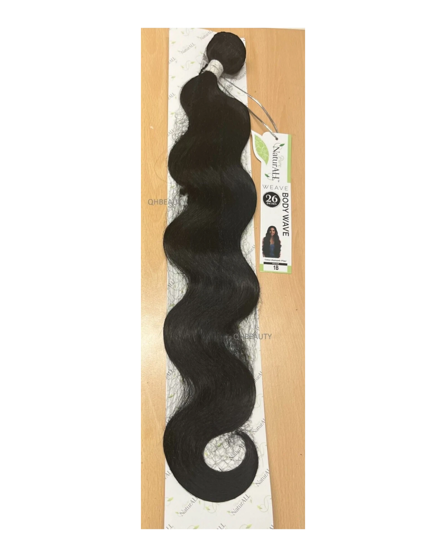 NaturALL SYNTHETIC LONG CURLY HAIR EXTENSION WEAVE -BODY WAVE 26 INCHES