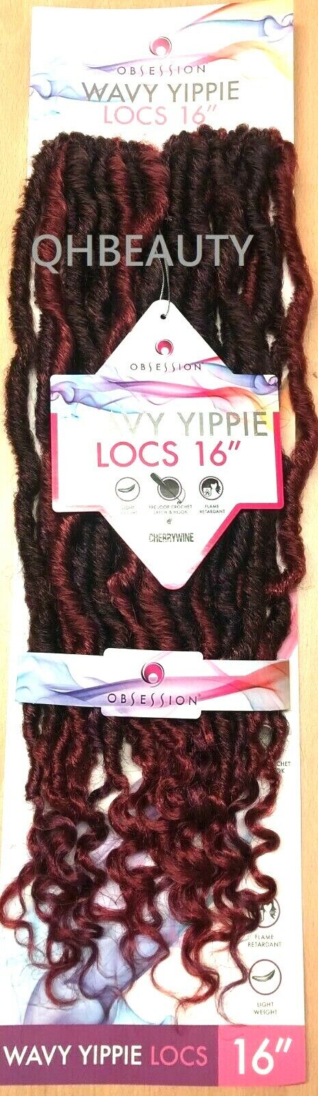 Obsession Synthetic Crochet Braid Hair Extension - Wavy Yippie Locs 16 INCH