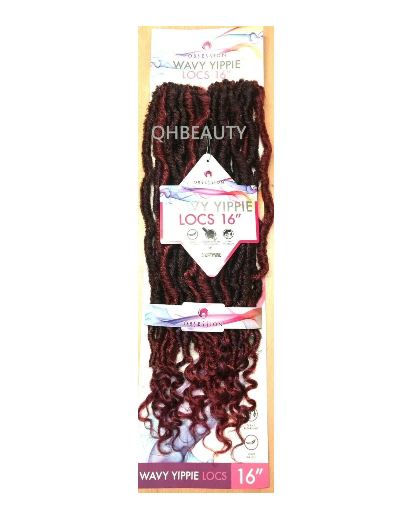 Obsession Synthetic Crochet Braid Hair Extension - Wavy Yippie Locs 16 INCH