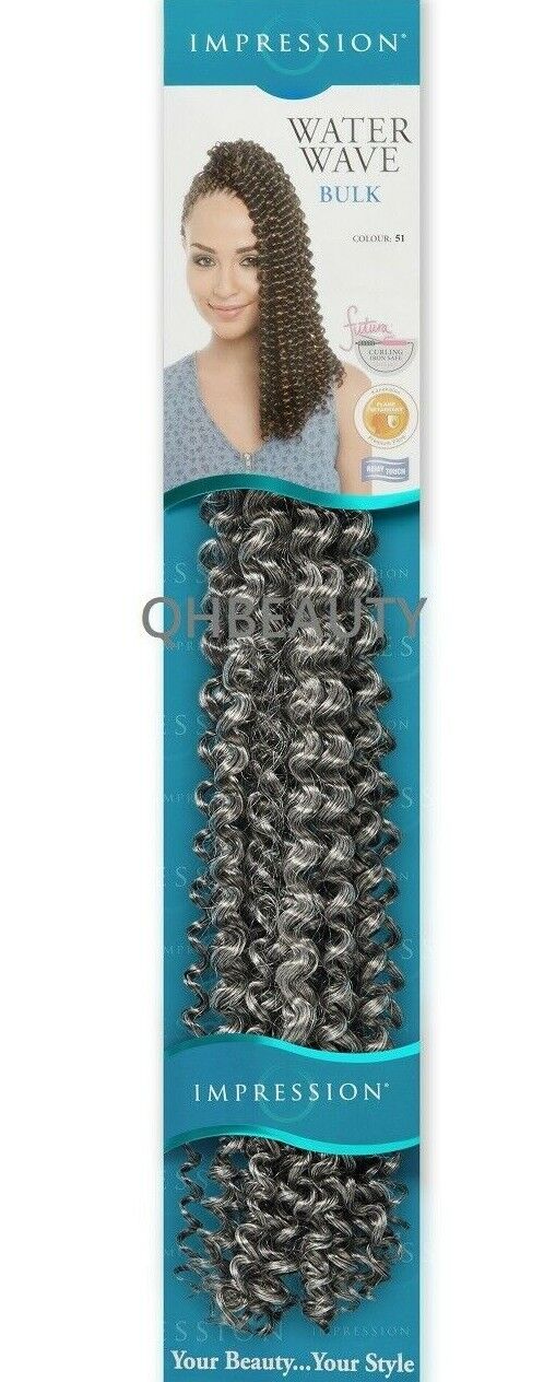 IMPRESSION SYNTHETIC HAIR EXTENSION BRAID - WATER WAVE 22'' ( FREETRESS COPY )