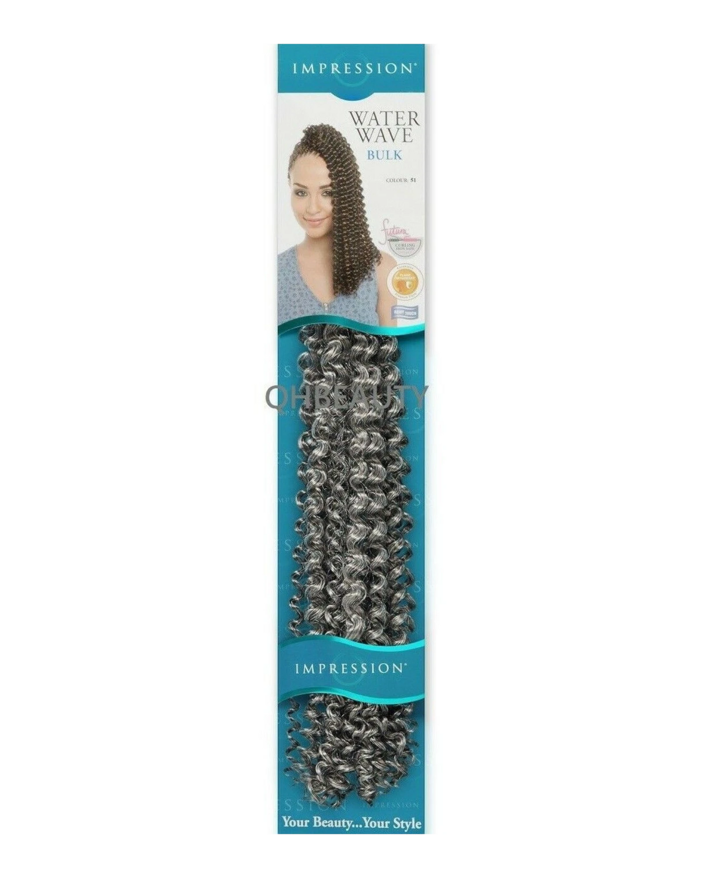 IMPRESSION SYNTHETIC HAIR EXTENSION BRAID - WATER WAVE 22''