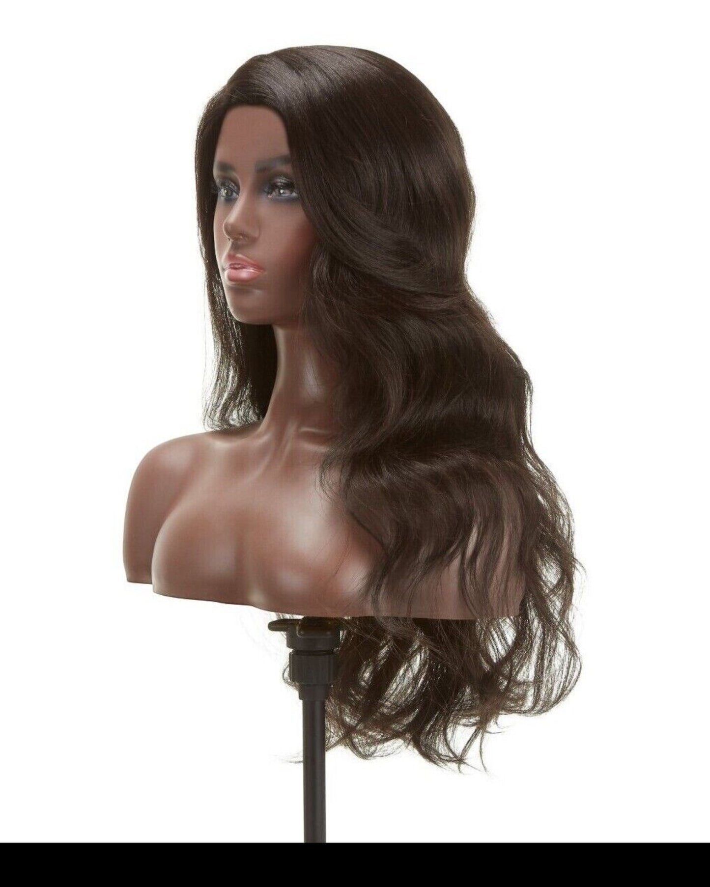 Impression Synthetic Invisible L Part Lace Curly Long Hair Wig - Daisy