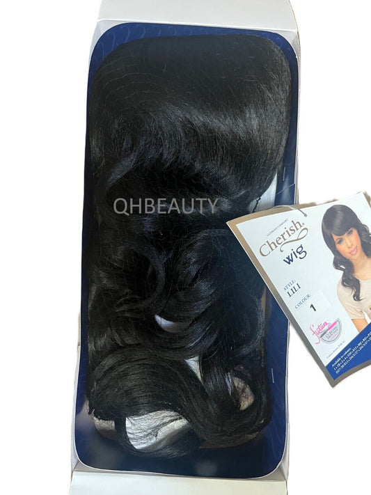 Cherish Synthetic Natural long Curly Hair Wig - LILI