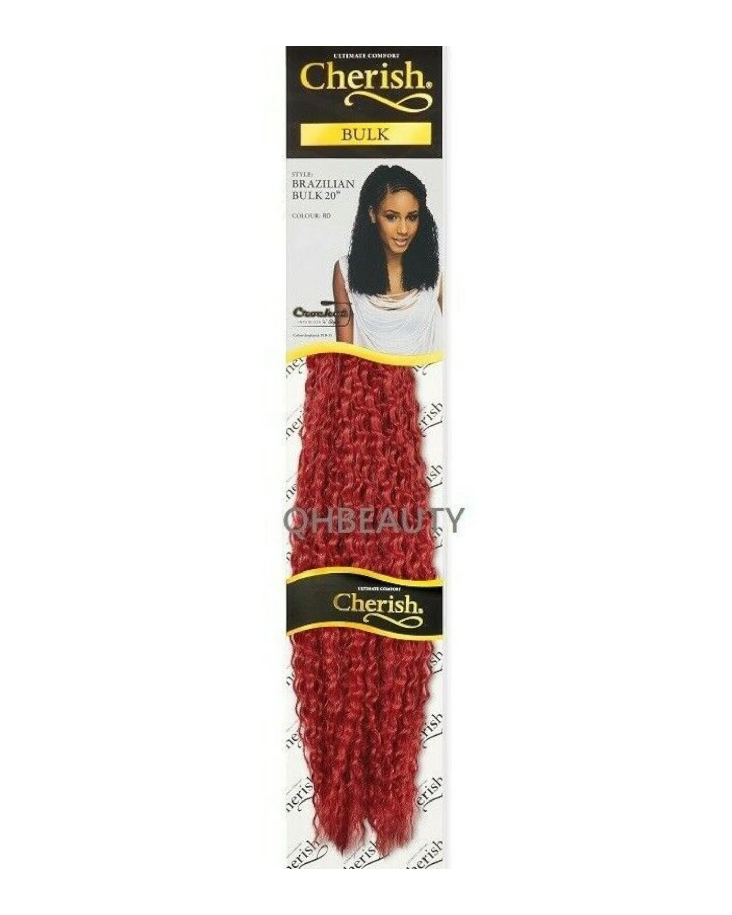 Cherish Synthetic Crochet Braid Curly Hair Extension Style - Brazilian Bulk 20"